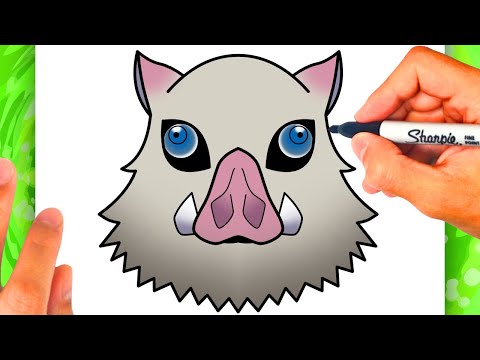 Comment dessiner Inosuke (FACILEMENT) - Tuto de dessin de Inosuke (ÉTAPE PAR ÉTAPE)
