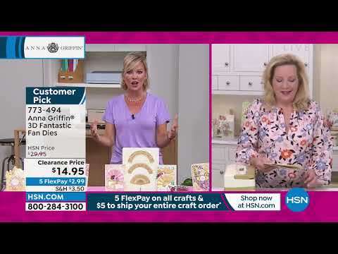 HSN | Anna Griffin Elegant Paper Crafting Sale - Up To 50% Off 06.13.2022 - 11 PM