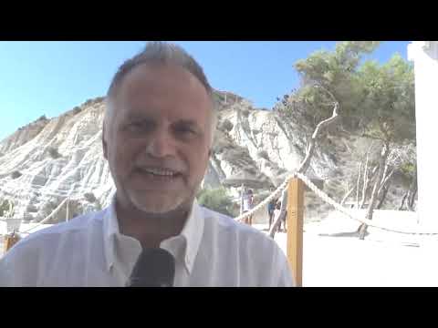 Il Ministro Garavaglia alla Scala dei Turchi [STUDIO 98]