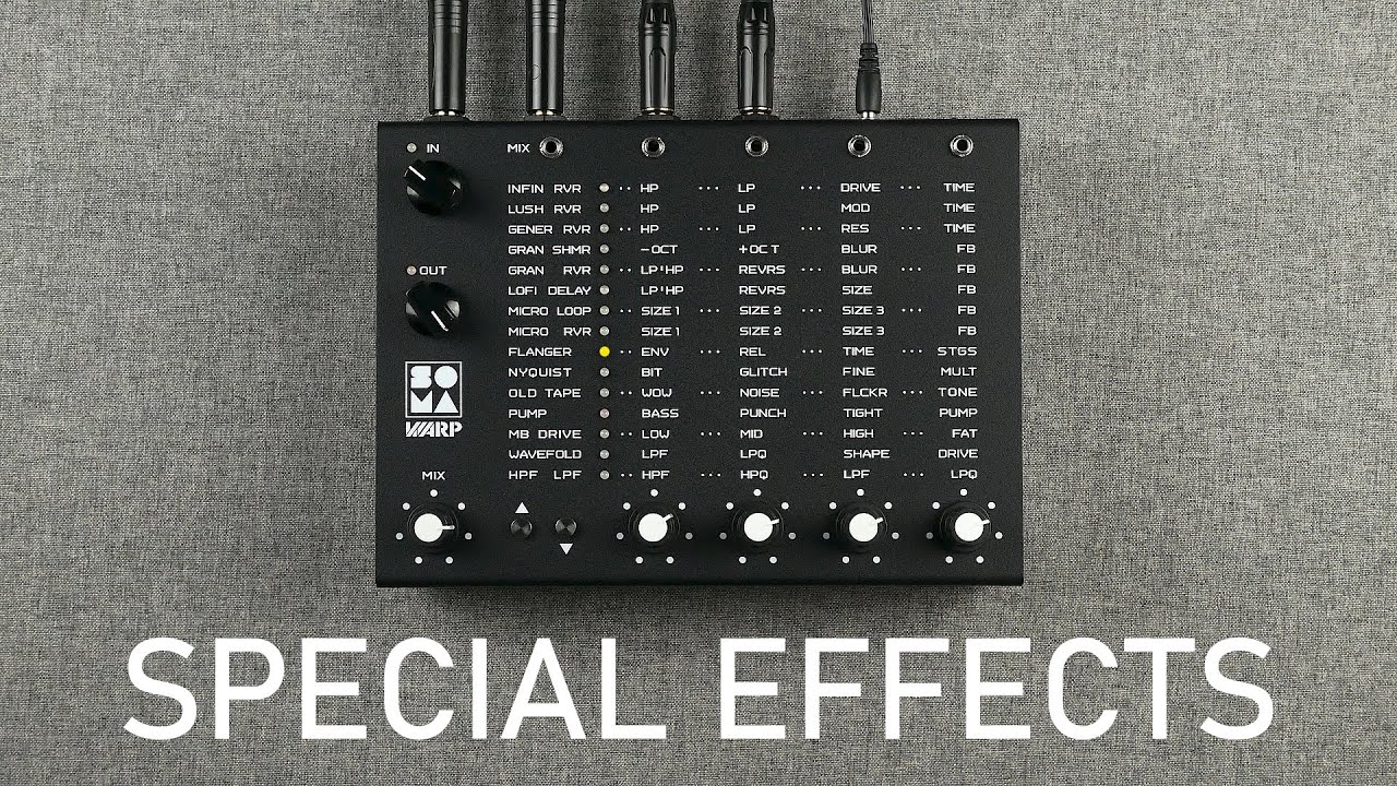 WARP - Part 3. Special effects (SOMA labs demo, no talk) - YouTube