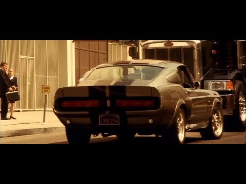 Мемфис уходит от погони на Shelby GT500. Часть-1 \ Угнать за 60 секунд