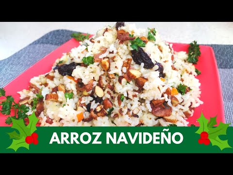 Como preparar Arroz Navideño 🎅: Muy fácil y rápido de hacer, a tu familia le encantará