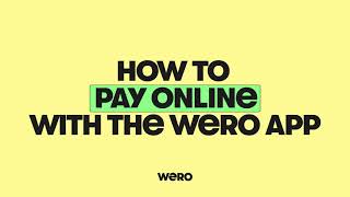How to pay online with the Wero app