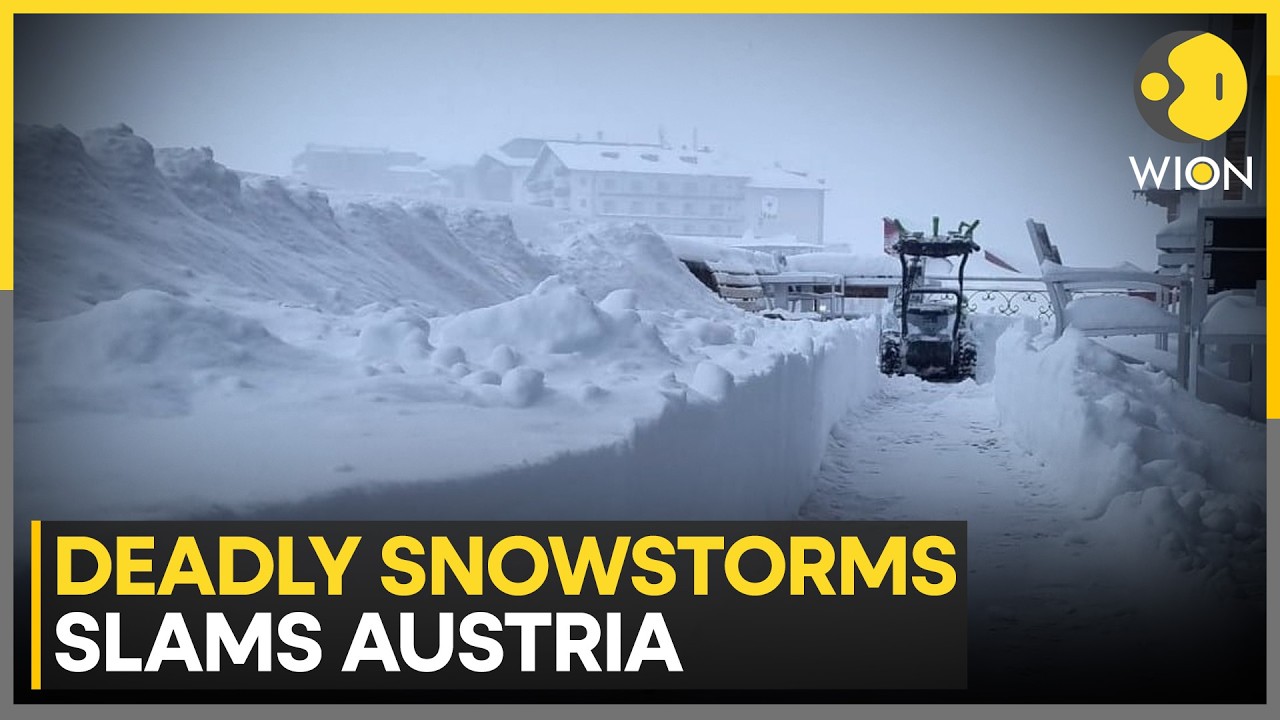 Austria Snow Disaster: Five Killed as Storm Triggers Blackouts and Travel Disruptions | WION