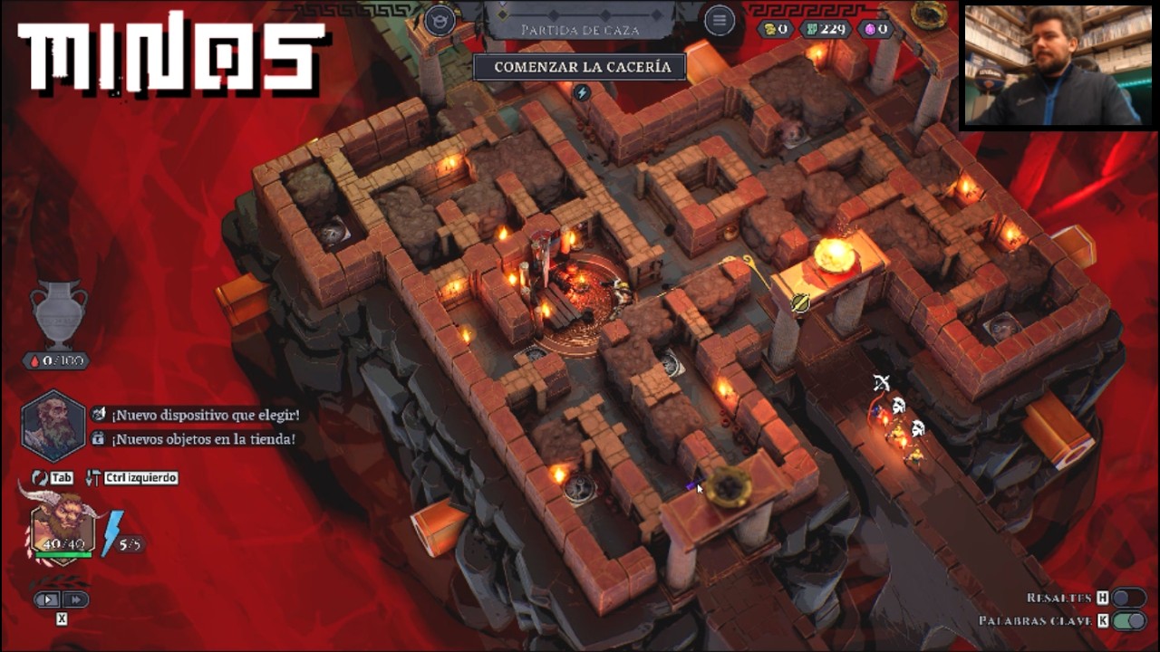 MINOS, el tower defense del LABERINTO DEL MINOTAURO ♉ Gameplay Demo en Español (PC)