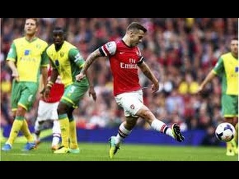 Arsenal Team Goal vs Norwich - Jack Wilshere