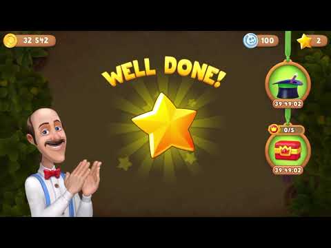 Gardenscapes Level 1316 With No Boosters - Halloween: Glowing Pumpkins - Bonus Scene With Austin