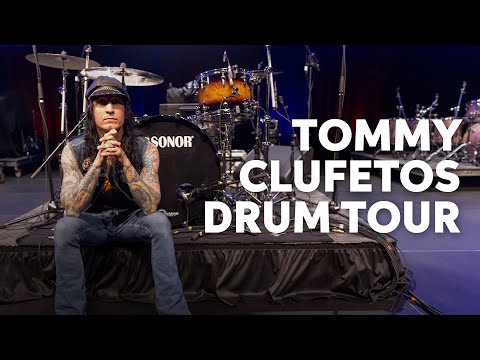 Tommy Clufetos Drum Rig Tour: Sonor, Meinl, Aquarian, and “No Bicycle Seats”