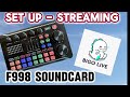 F998 Soundcard For BIGO Live Streaming