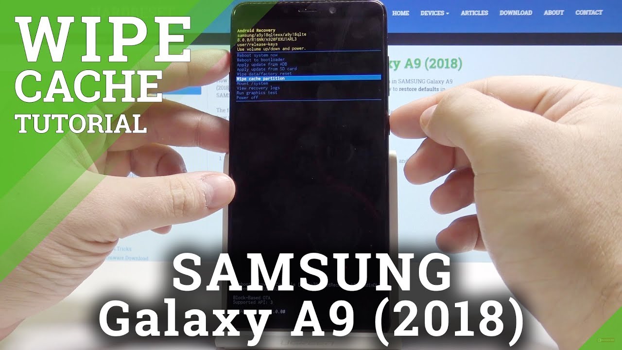 SAMSUNG Galaxy A9 (2018) WIPE CACHE PARTITION