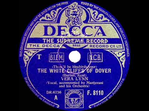 1942 Vera Lynn - The White Cliffs Of Dover (with the Mantovani Orchestra)