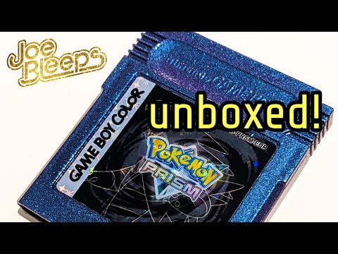 Unboxing Pokemon Prism - a physical release of a Game Boy rom hack!