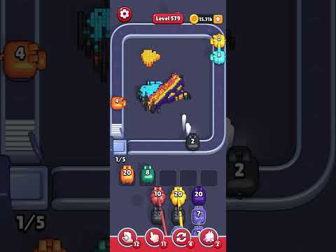 Pixel Flow Level 579 Walkthrough