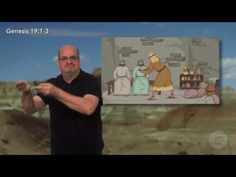 ASL | Genesis 18:16-19:29 - Lot and His Family Narrowly Escape