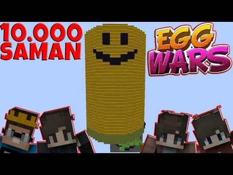 10.000 SAMAN CHALLENGE | Minecraft Egg Wars