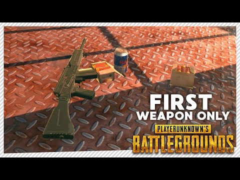 FIRST WEAPON ONLY CHALLENGE! | PUBG Challenges