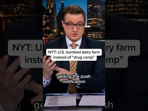NYT: U.S. bombed dairy farm instead of 'drug camp'