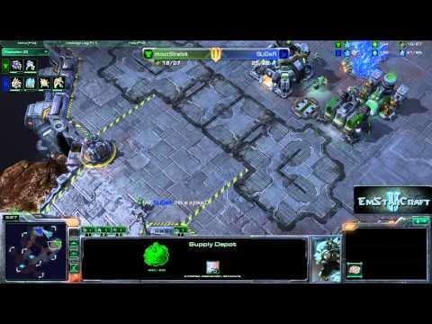 PvT Slider vs mouzStrelok Scrap Station Starcraft 2 polski komentarz