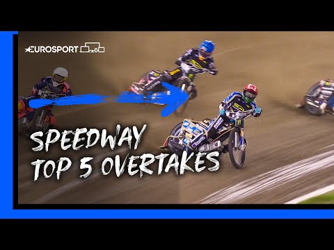 Top 5 Overtakes | 2022 FIM Grand Prix - Torun | Eurosport