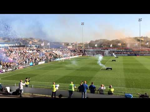 Opkomst Vuurwerk Quick Boys-Katwijk derby  01-11-2014