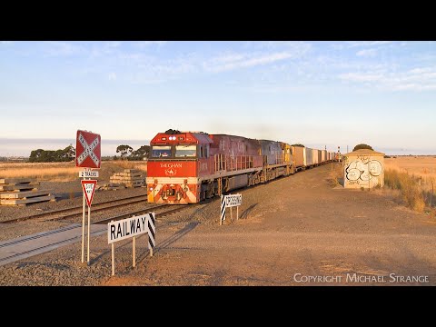 6MA5 Pacific National Container Train With NR74 & NR86 (10/3/2023) - PoathTV Australian Railways