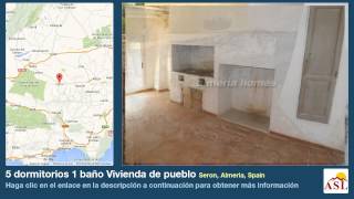 preview picture of video '5 dormitorios 1 baño Vivienda de pueblo se Vende en Seron, Almeria, Spain'