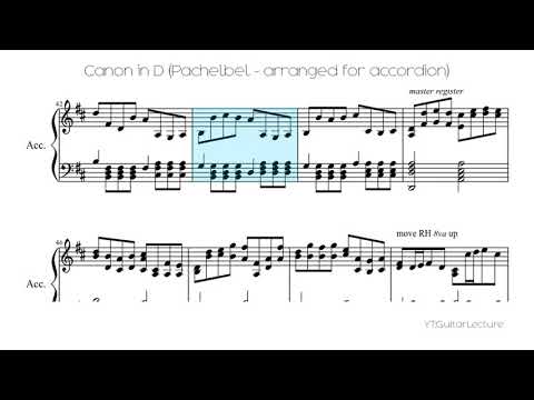 Canon In D (Pachelbel - Arranged For Accordion)