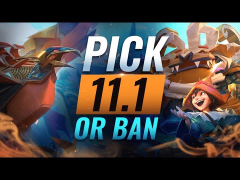 OP PICK or BAN: BEST Builds & Picks For EVERY Role - League of Legends Patch 11.1