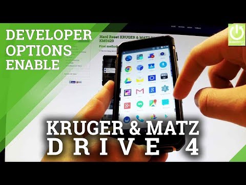How to Active Developer Options on KRUGER & MATZ DRIVE 4