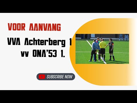 Voor aanvang VVA1 - vv ONA'53 1.