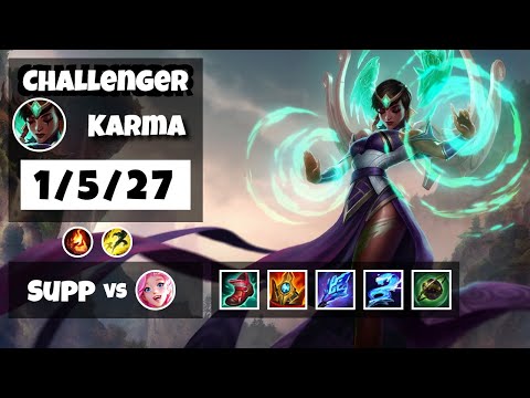 Karma 11.11 Gameplay Challenger Replay S11 Support (1/5/27) - EU