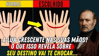 Tem a Lua Crescente na palma da mão? Descubra o karma espiritual por trás desse sinal