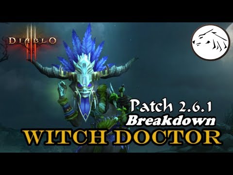 Diablo 3 Patch 2.6.1 Patch notes breakdown part 6 Witch Doctor Season 12 PTR
