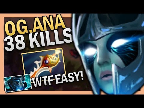 Dota 2 Safelane Phantom Assassin with 38 Kills by OG.Ana 7.22 Gameplay ROAD TO TI11