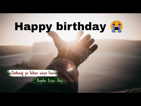 Happy birthday sad shayari status💔 alone WhatsApp status..