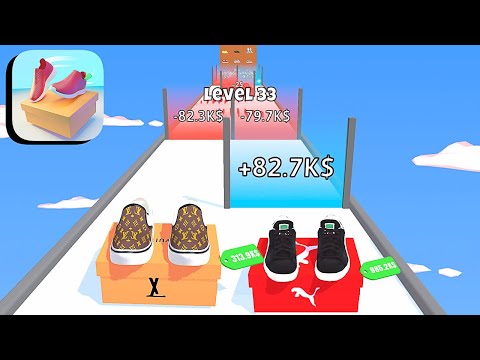 Shoes Evolution 3D - All Levels Gameplay Android,ios (Levels 33-52) - YouTube