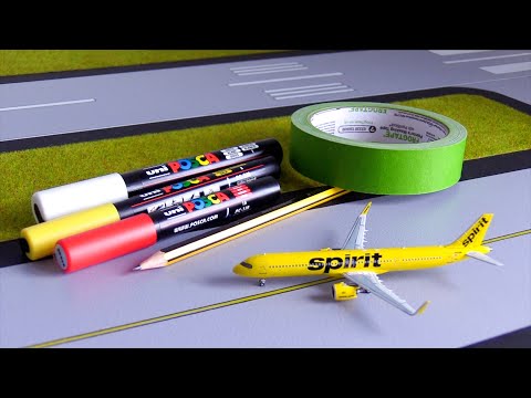 How To Build A REALISTIC Model Airport!