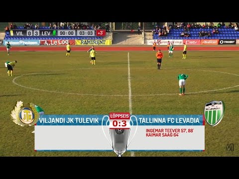 XXXIII voor 2015: Viljandi JK Tulevik - Tallinna FC Levadia 0:3 (0:0)