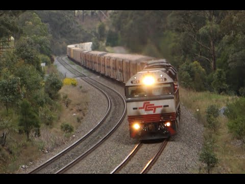 SCT012, SCT004 and SCT003 on 6BM9  SCT Freight Train - Aylmerton, NSW 4/10/2019
