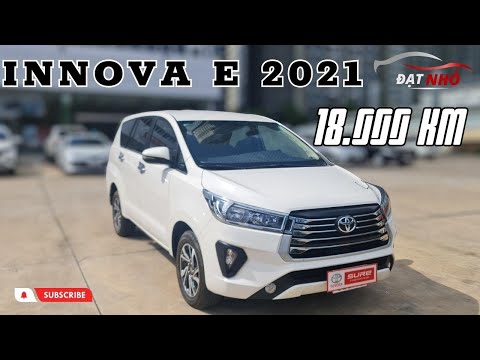 Chi tiết Toyota Innova 2.0E 2021 màu trắng lướt 18.000 Km tại Toyota Tân Cảng | Hỗ trợ góp