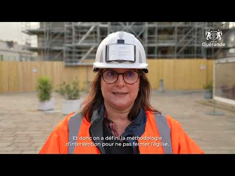 Lancement des travaux de la Collégiale Saint-Aubin : un chantier sur 10 ans