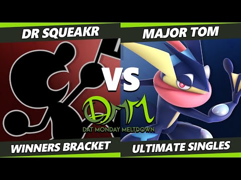 DAT Monday Meltdown 224 - Dr Squeakr (Game & Watch) Vs. Major Tom (Greninja) SSBU Ultimate