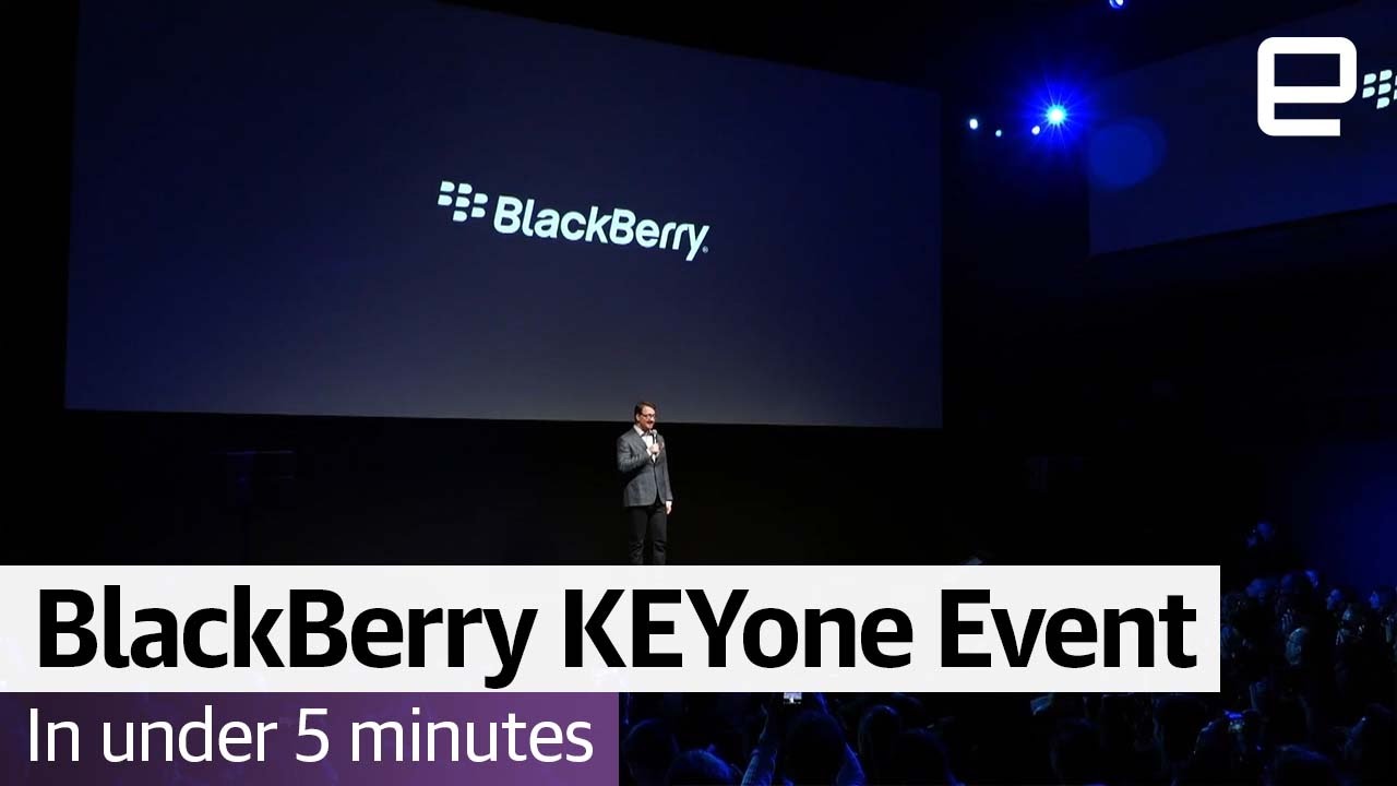 BlackBerry KEYone Event in Under 5 Minutes | MWC 2017