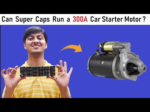 Can we Run 300 Amps Starter DC Motor of a Car with 12v...