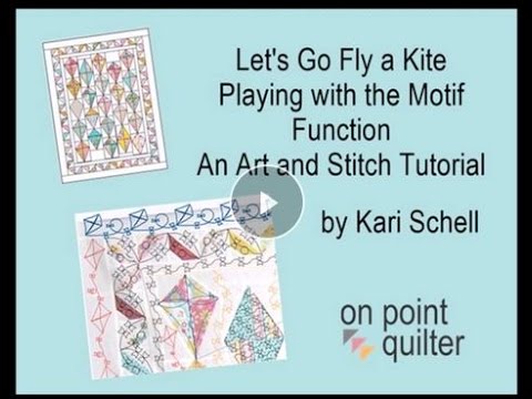 Kite Tail Motif - an Art and Stitch Tutorial