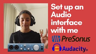 Video thumbnail for PreSonus Audio Box iTwo setup with Audacity - watch me as I try figure this out by Kulsoom