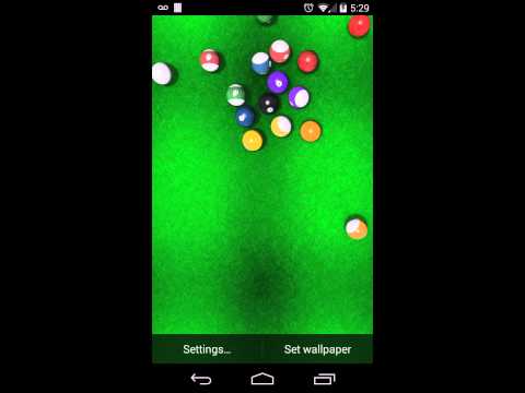 KF Billiards Live Wallpaper Video