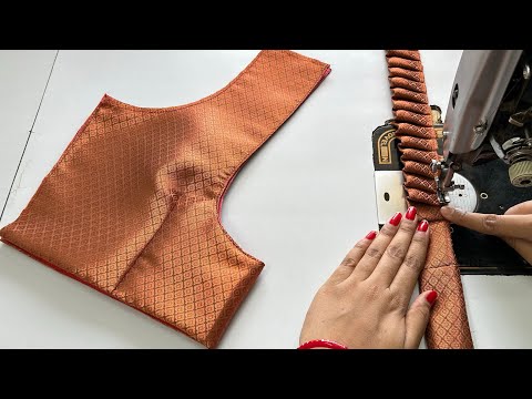 Latest Blouse Back Neck Design | Blouse Neck Design | Cutting And Stitching Back Neck Blouse Design