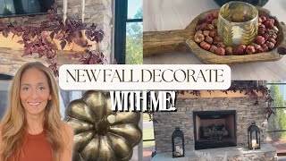 NEW FALL DECORATE WITH ME! | FALL LIVING ROOM DECOR | FALL DECOR IDEAS