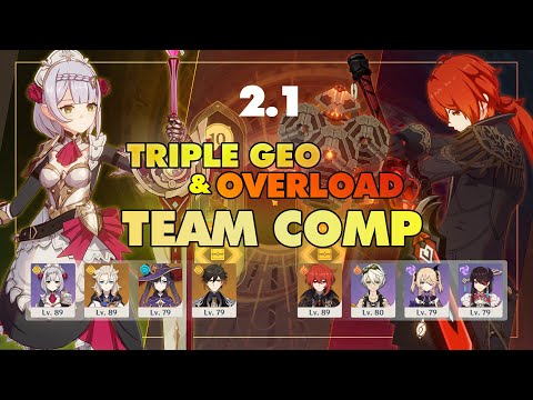 Noelle Main DPS & Diluc Main DPS - Floor 12 Spiral Abyss 2.1 - Genshin Impact